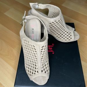 JUSTFAB women’s 9.5 wedge sandals